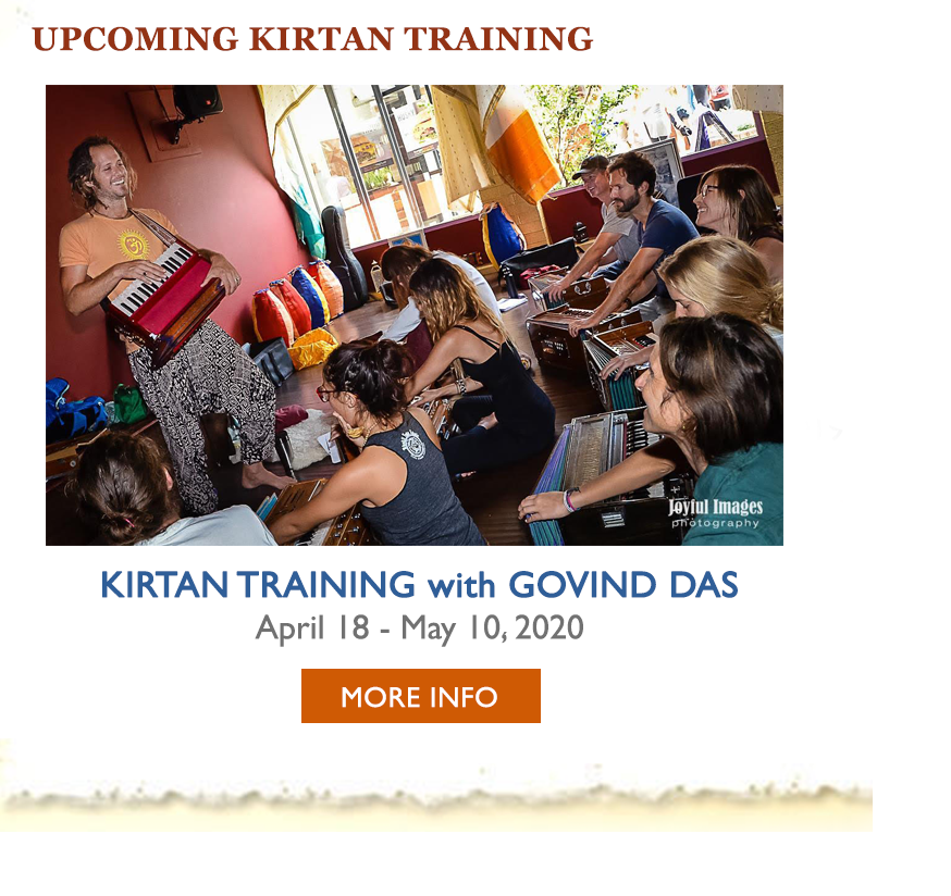 Kirtan Training